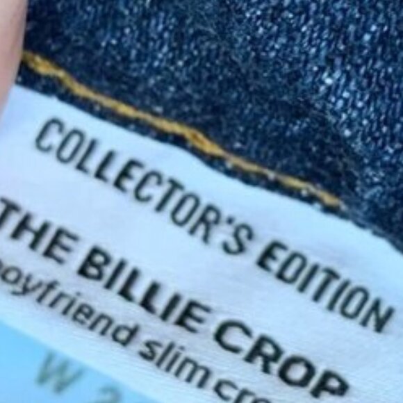 Revolve Joe's Jeans Jeans Straight leg Billie Slim Crop Distressed Denim Size 26 - Picture 10 of 15